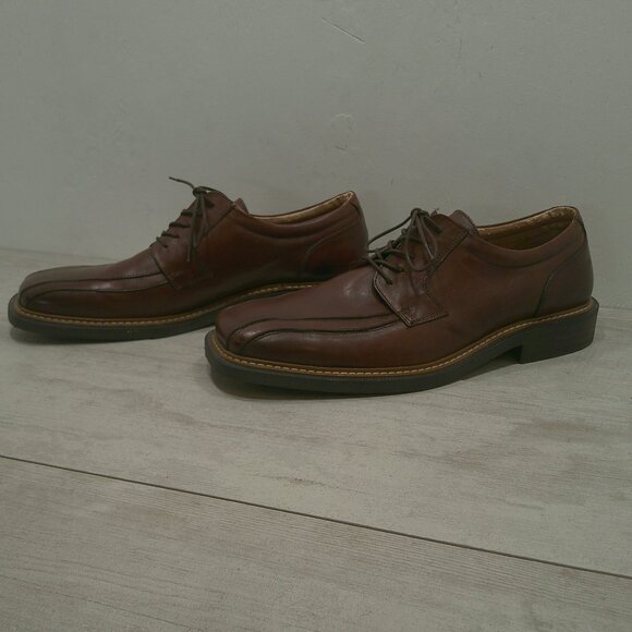 Sketchers Casual Style Brown Leather Lace up Loafer Shoe Made in Italy Size 12 - Picture 11 of 14